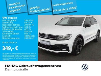 Pure white Gebraucht 2020 VW Tiguan Highline SUV | 28.991 € (Fairer Preis)