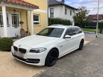 gebraucht BMW 520 d Touring alpinweiss, Familienauto mit AHK