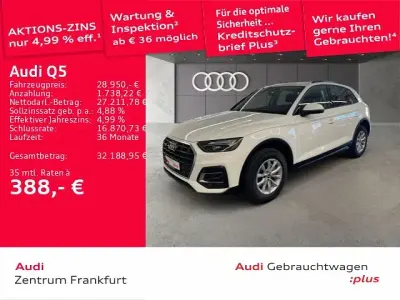 Second-hand Audi Q5 Ambiente 204 CP (150 kW) 2022 Alb SUV