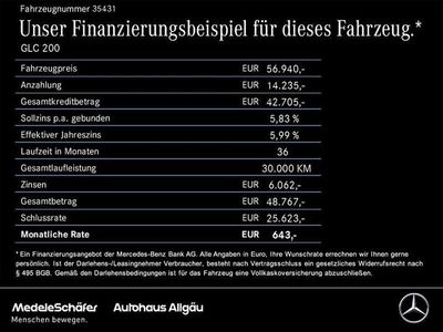 Gebraucht Mercedes GLC200 AMG 204 PS (150 kW) 2025 Unilack polarweiß SUV