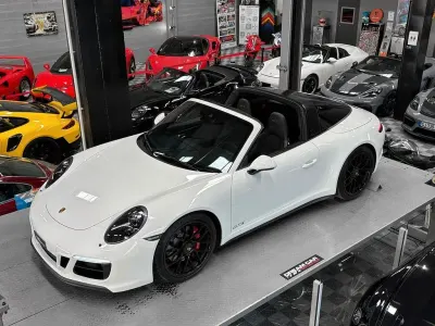 Gebraucht Porsche 911 Carrera 4 GTS Targa 450 PS (330 kW) 2017 Weiß Cabrio