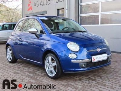 Gebraucht Fiat 500 69 PS (50 kW) 2009 Blu elettrico/magnetico/americ Cabrio