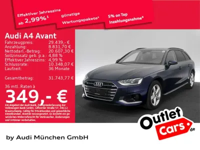 Używany Audi A4 Advanced 204 KM (150 kW) 2023 Niebieski Kombi