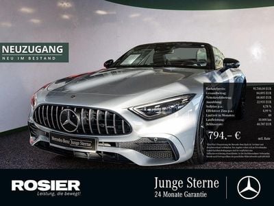 Silber / hightechsilber Gebraucht 2024 Mercedes SL43 AMG Premium Cabrio | 91.740 € (Fairer Preis)