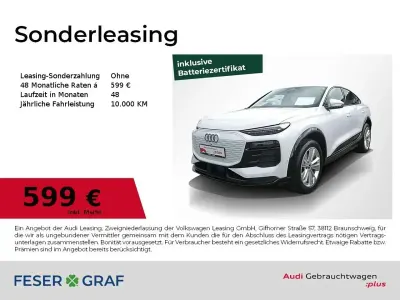 Gebraucht Audi Q6 Sportback e-tron Sport 185 kW (252 PS) 2025 Gletscherweiß metallic SUV