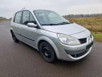 Gebraucht Renault Grand Scénic II Dynamique 111 PS (81 kW) 2007 Silber Van / Kleinbus