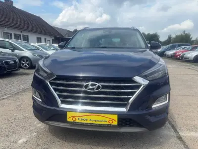 Gebraucht Hyundai Tucson Trend 177 PS (130 kW) 2019 Stellar blue / met SUV