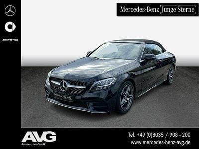 Gebraucht Mercedes C180 AMG 156 PS (114 kW) 2020 Schwarz Cabrio