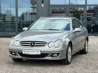 Brugt Mercedes CLK200 Elegance 184 HK (135 kW) 2007 Sølv Coupe