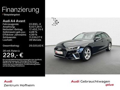 Gebraucht Audi A4 S-Line 136 PS (100 kW) 2022 Schwarz Kombi