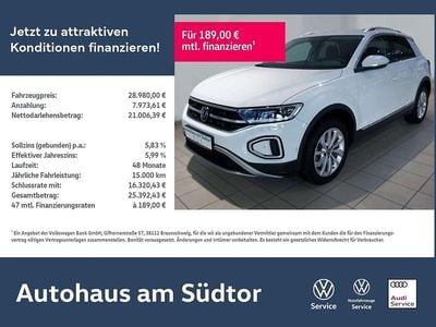 Gebraucht VW T-Roc Style 150 PS (110 kW) 2023 Pure white SUV