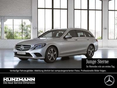 Gebraucht Mercedes C220 Avantgarde 194 PS (142 kW) 2020 Iridiumsilber metallic Kombi