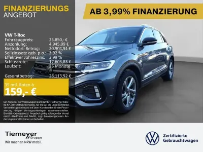 Second-hand VW T-Roc Active 190 CP (139 kW) 2022 Gri SUV
