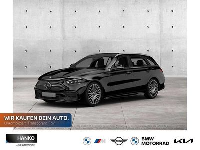 Gebraucht Mercedes C300e AMG line 313 PS (230 kW) 2023 Schwarz  unilack Kombi