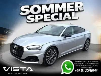 Gebraucht Audi A5 Sportback Advanced 163 PS (119 kW) 2022 Florettsilber metallic Kleinwagen