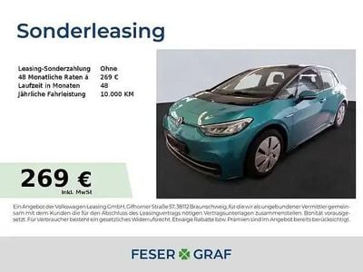 Gebraucht VW ID.3 Pure 110 kW (150 PS) 2022 Makenatürkis metallic schwarz Kleinwagen
