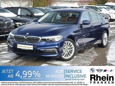 Gebraucht BMW 520 Luxury Line 190 PS (139 kW) 2020 Mediterranblau metallic Limousine