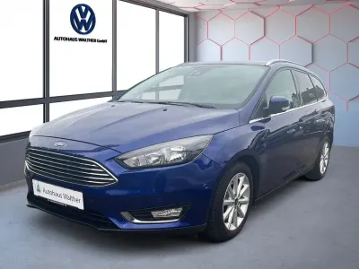 Używany Ford Focus Titanium 150 KM (110 kW) 2017 Niebieski Sedan/Limuzyna