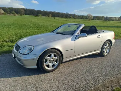 Brugt Mercedes SLK200 163 HK (119 kW) 2004 Sølv Cabriolet