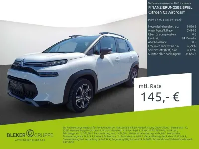 Brugt Citroën C3 Aircross Feel 110 HK (80 kW) 2023 Hvid SUV