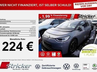 Gebraucht VW ID.3 150 kW (204 PS) 2021 Grau Kleinwagen