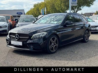 Schwarz Gebraucht 2018 Mercedes C220 AMG line Limousine | 21.870 € (Fairer Preis)