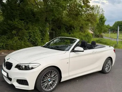Gebraucht BMW 218 Shadowline 136 PS (100 kW) 2019 Weiß Cabrio