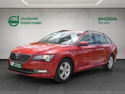 Gebraucht Skoda Superb Ambition 150 PS (110 kW) 2019 Rot Limousine