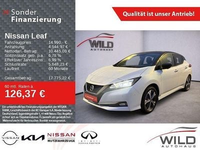 Gebraucht Nissan Leaf 360º 160 kW (218 PS) 2021 Pearl white/black m Kleinwagen