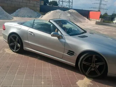 Gebraucht Mercedes SL500 306 PS (225 kW) 2001 Silber Cabrio