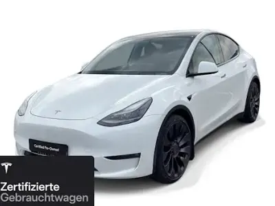 Begagnad Tesla Model Y Performance 321 kW (437 HK) 2022 Vit SUV