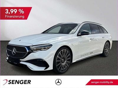 Gebraucht Mercedes E220 AMG 197 PS (144 kW) 2026 Unilack polarweiß uni Kombi