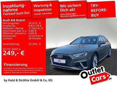 Gebraucht Audi A4 S-Line 204 PS (150 kW) 2023 Chronosgrau metallic Kombi