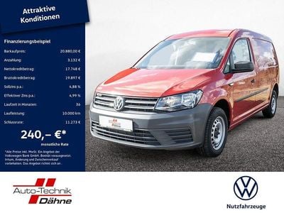 Gebraucht VW Caddy 122 PS (89 kW) 2020 Rot / kirschrot Van / Kleinbus