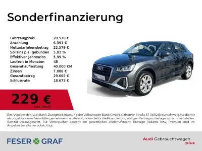 Używany Audi Q2 S-Line 150 KM (110 kW) 2024 Szary SUV
