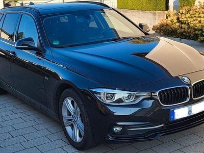 Schwarz Gebraucht 2017 BMW 318 Sport Line Kombi | 17.900 € (Etwas zu teuer)