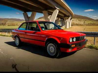 Gebraucht BMW 318 106 PS (77 kW) 1988 Rot Coupé