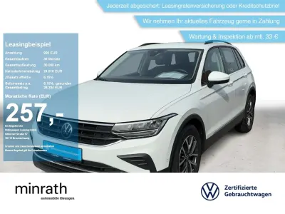 Gebraucht VW Tiguan Life 150 PS (110 kW) 2023 Weiß SUV