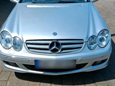Used Mercedes CLK220 150 HP (110 kW) 2007 Silver Coupe