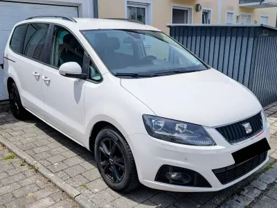 Gebraucht Seat Alhambra Style 140 PS (102 kW) 2013 Weiß Van / Kleinbus