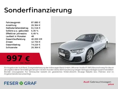 Gebraucht Audi A8L 460 PS (338 kW) 2025 Florettsilber metallic Limousine