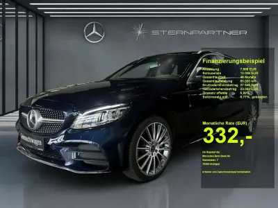 Usata Mercedes C400 AMG 333 CV (244 kW) 2019 Blu Berlina