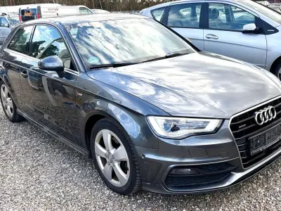 Second-hand Audi A3 S-Line 184 CP (135 kW) 2015 Gri Hatchback