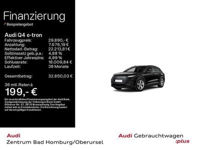 Schwarz Gebraucht 2022 Audi Q4 e-tron S-Line SUV | 29.890 € (Superpreis)