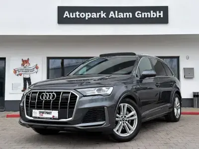 Usado Audi Q7 S-Line 340 HP (250 kW) 2022 Cinzento SUV
