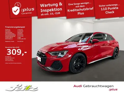 Second-hand Audi A3 S-Line 116 CP (85 kW) 2025 Roșu Berlinǎ