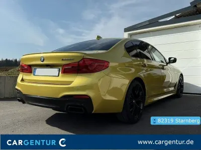 Używany BMW M550 462 KM (339 kW) 2017 Żółty Sedan/Limuzyna