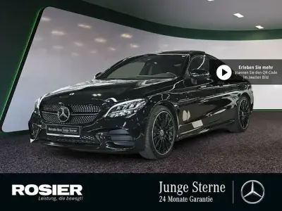 Gebraucht Mercedes C200 AMG 184 PS (135 kW) 2024 Schwarz / obsidianschwarz (metallic) Coupé