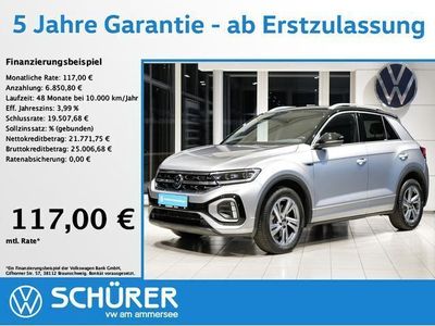 gebraucht VW T-Roc 2.0TDI DSG R-Line LED AHK Kamera Massage Navi Lane+ParkAssist Dig.Cockpit App-Connect