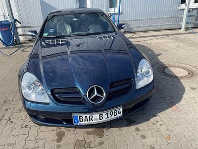 Usata Mercedes SLK200 163 CV (119 kW) 2005 Blu Cabrio